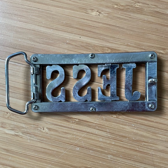 Custom JESS belt buckle - Picture 2 of 3